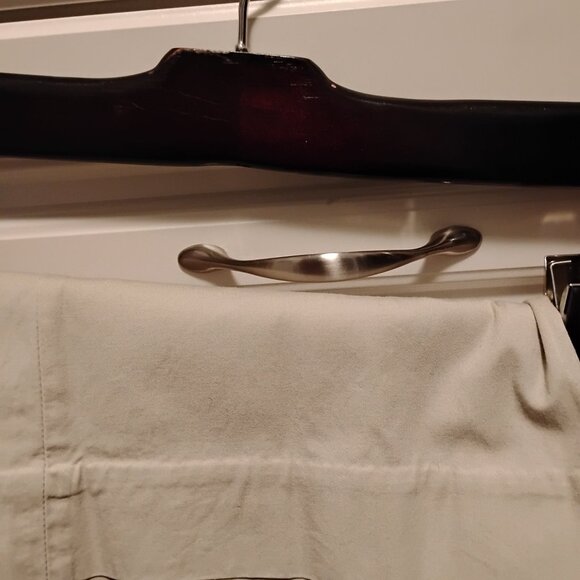 On Trend! Khaki Wide Leg Cotton Trousers - Picture 5 of 5